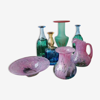 Ensemble de vases en verre, Kosta Boda, 1970