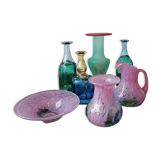 Set of glass vases, Kosta Boda, 1970