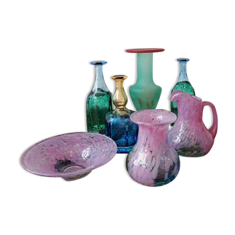 Ensemble de vases en verre, Kosta Boda, 1970