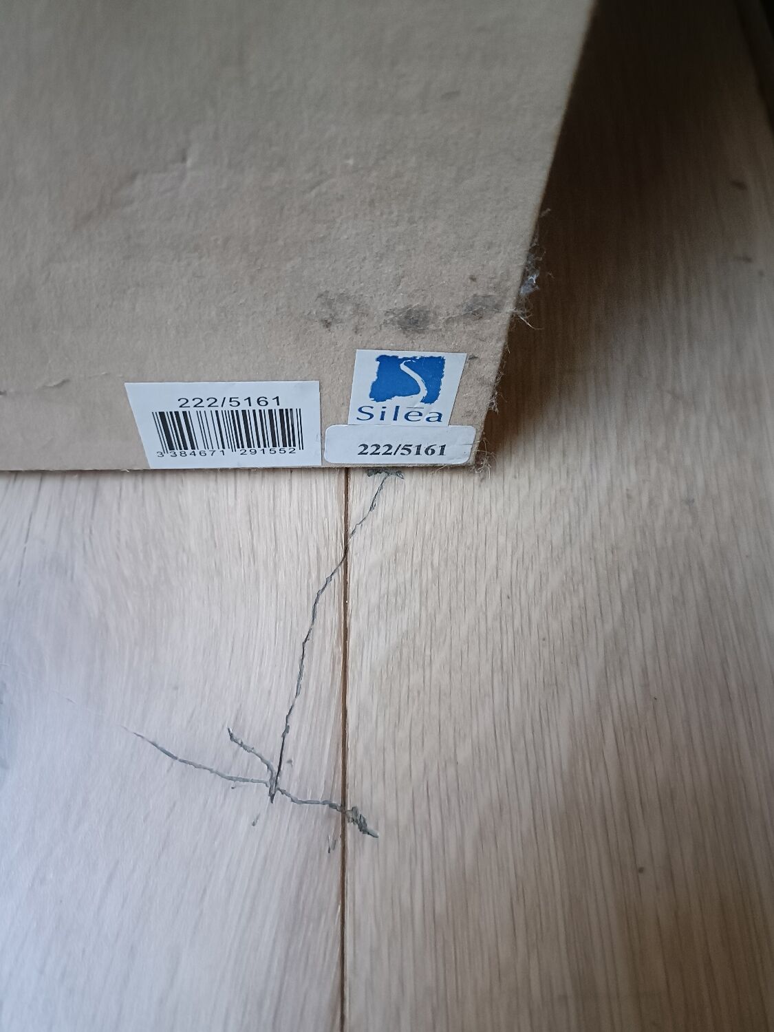 Large vintage tufted velvet mirror