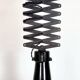 Industrial Black Enamel Scissor Ceiling Lamp, 1930s