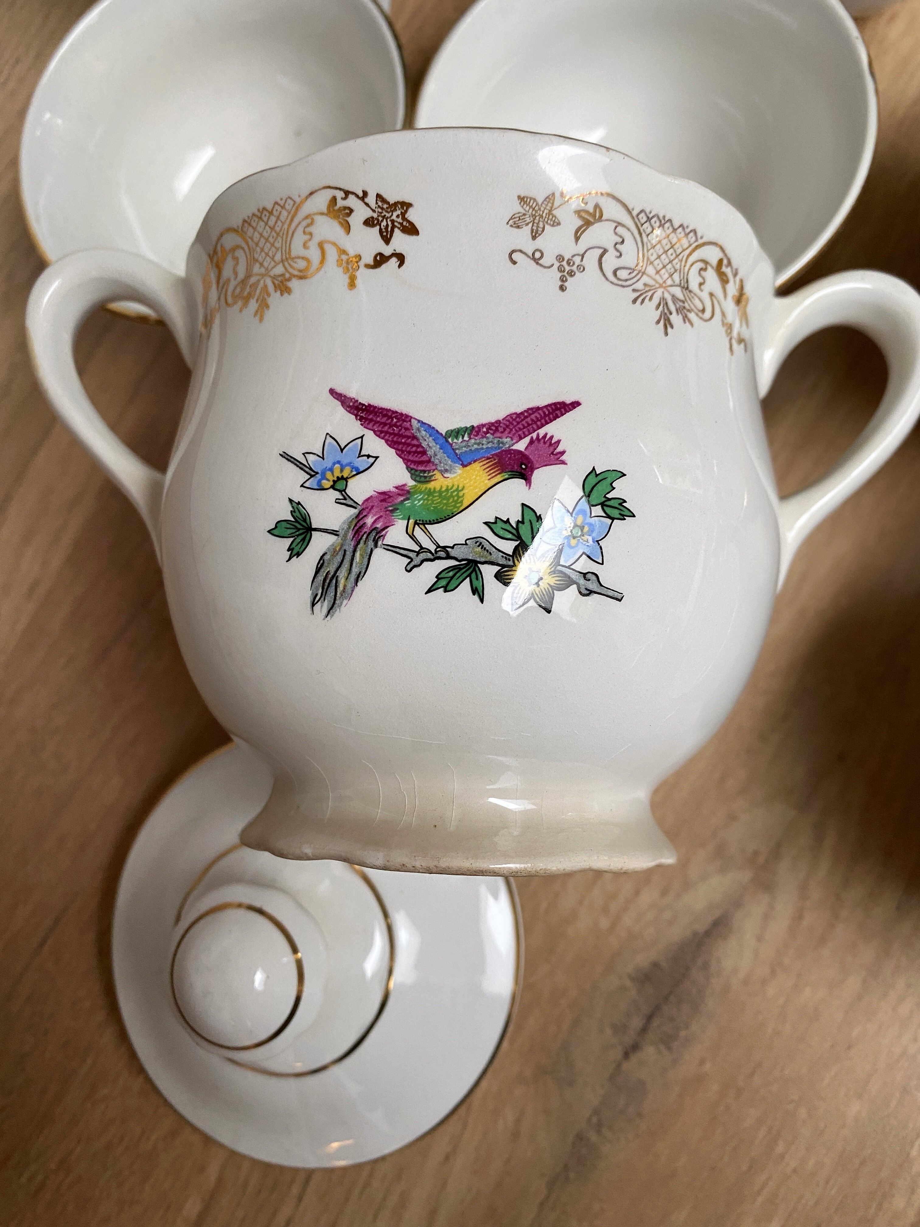 Earthenware coffee service