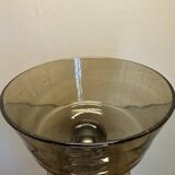 Blown and bubbled glass service from Biot