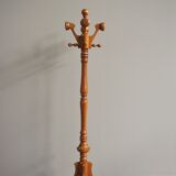 Column hanger in turned beech wood, 1970s