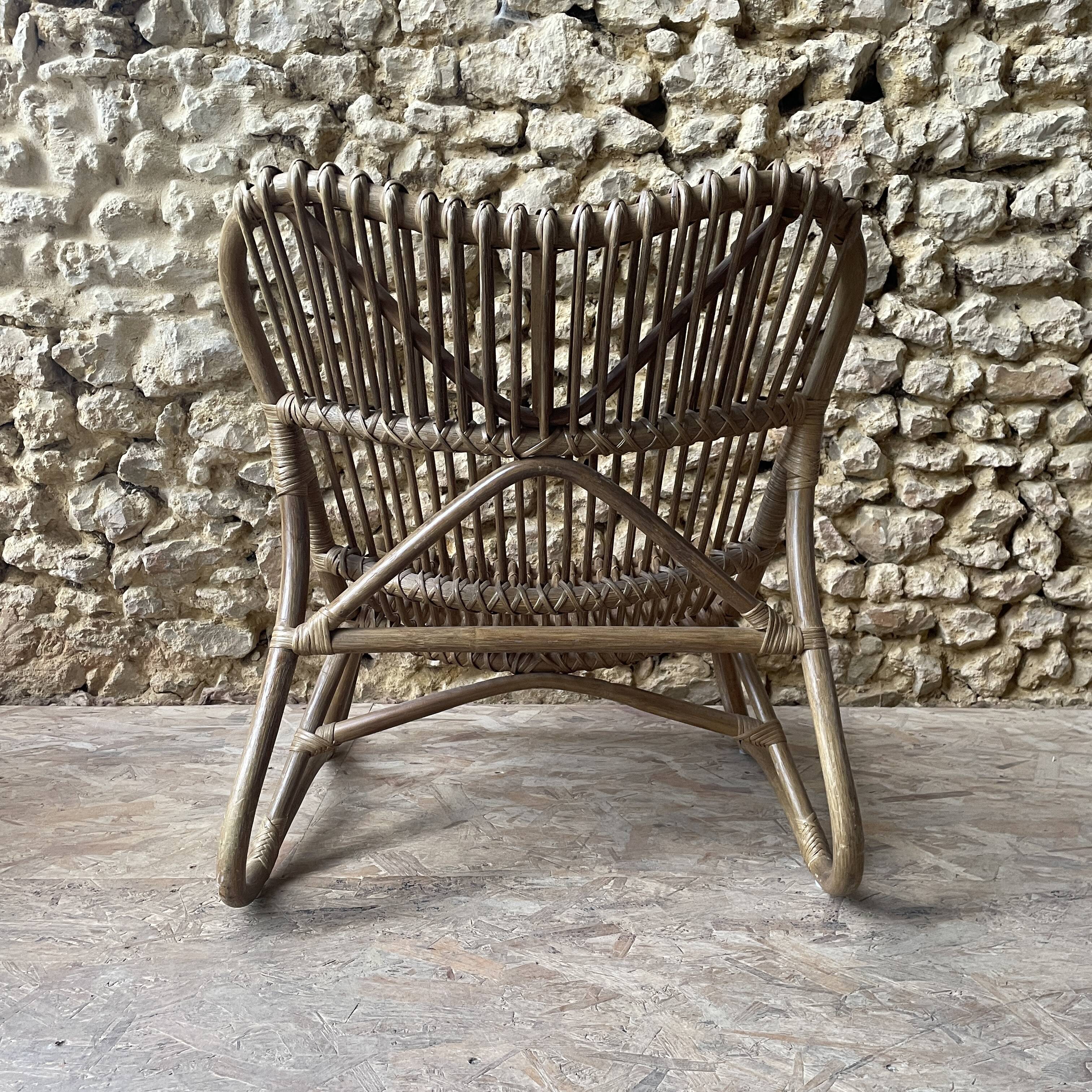 Reed armchair