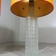 Set of 2 large glass table lamps 1960’s