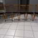 Suite de 6 chaises bistrot Baumann vintage "Menuet"