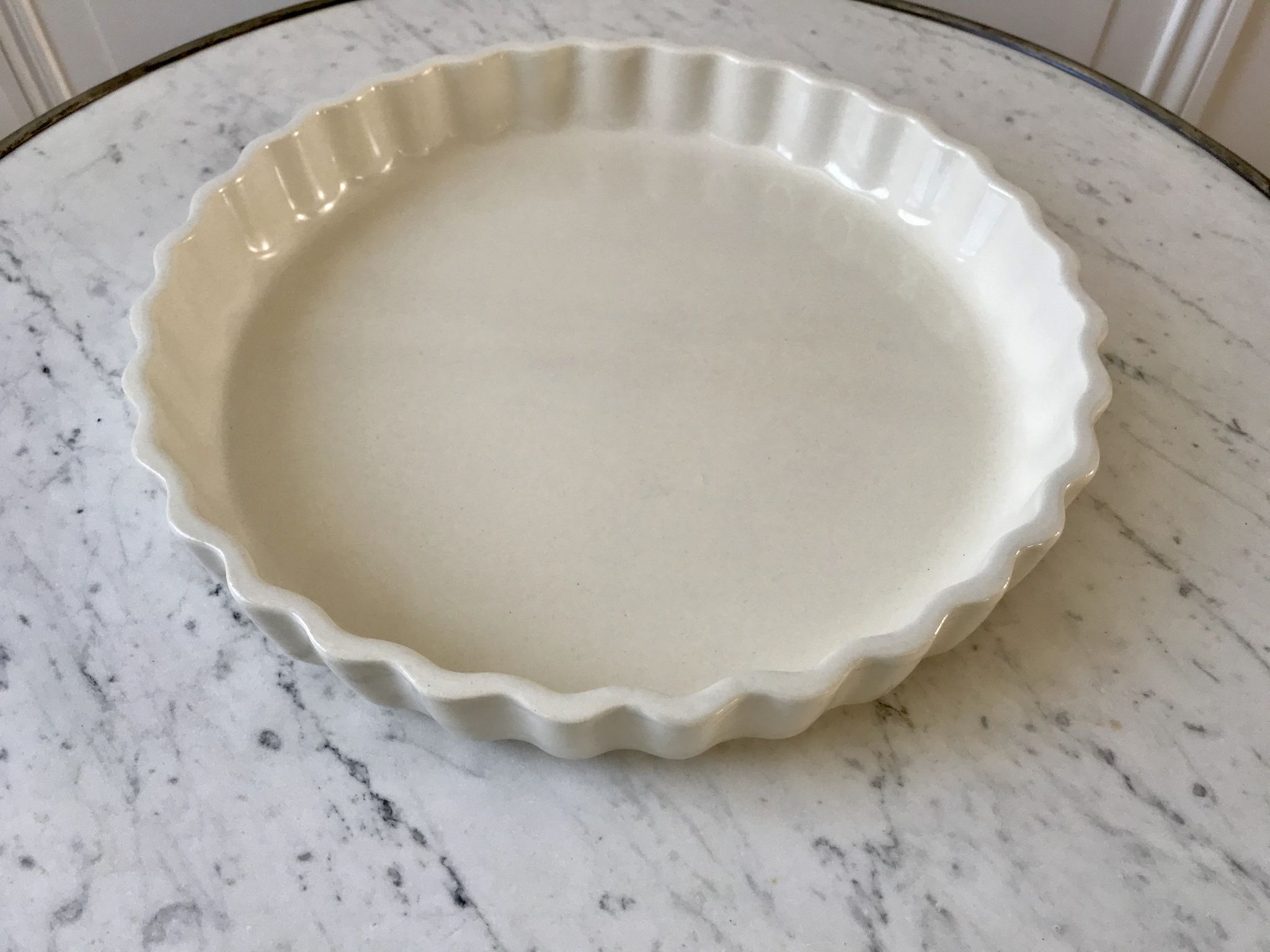 Vintage raspberry slurry pie dish 50s