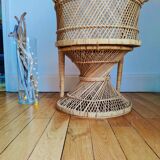 Fauteuil Emmanuelle en osier