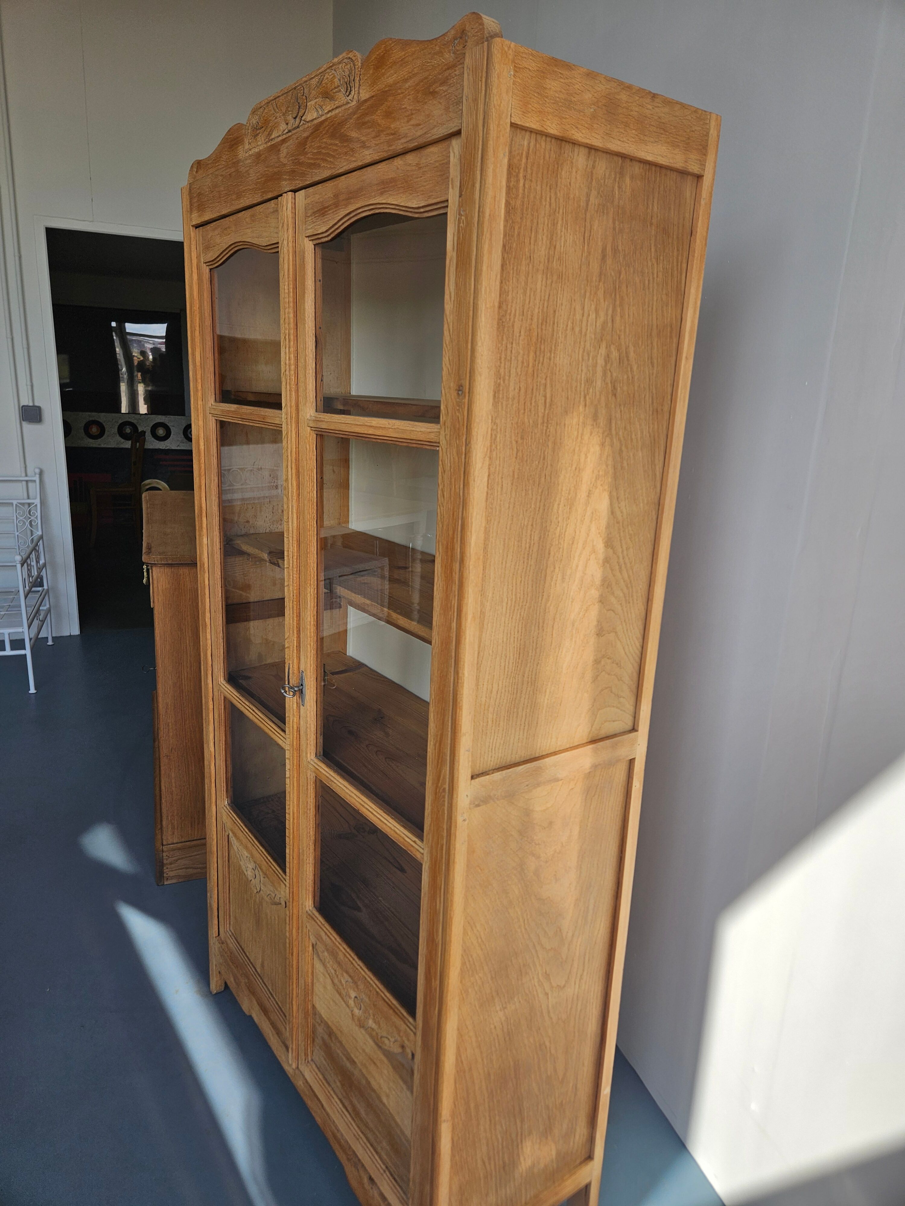 Glass-fronted Parisian wardrobe