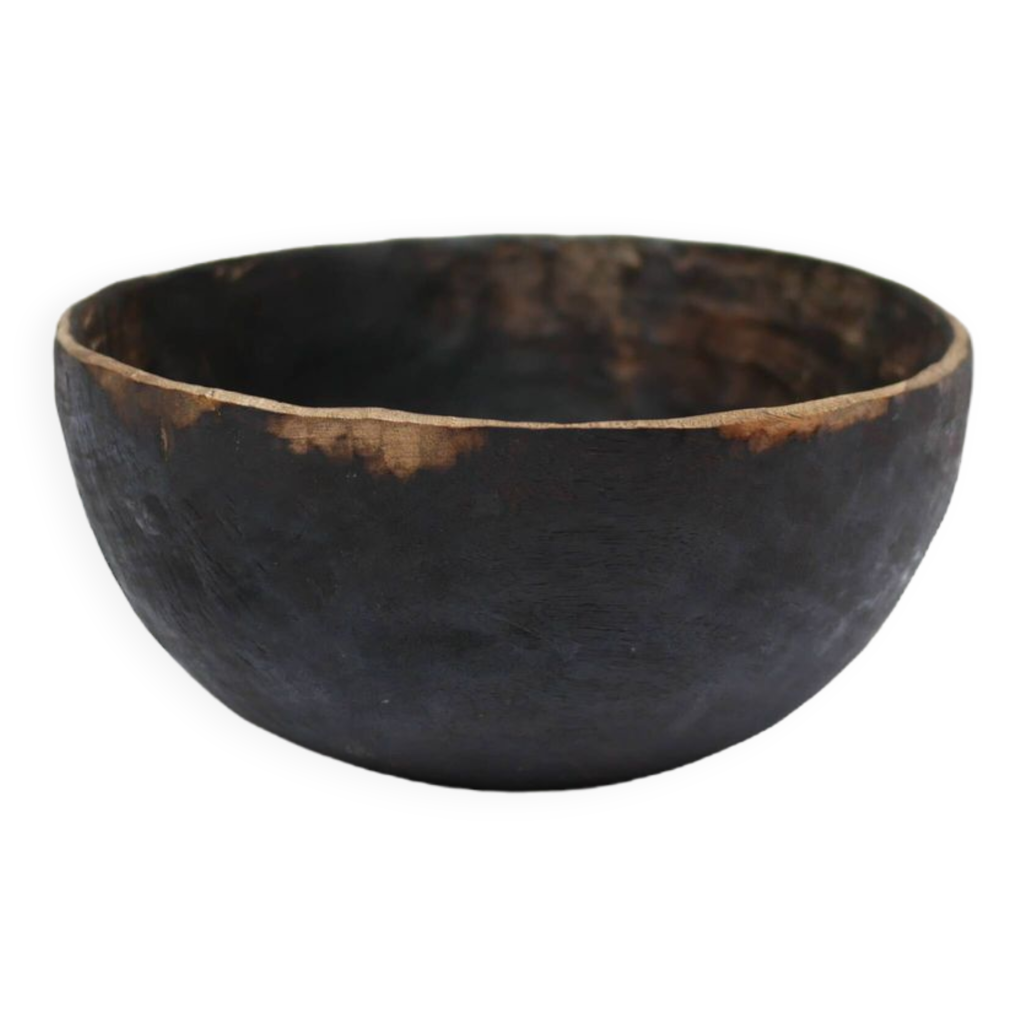 Old African wooden bowl