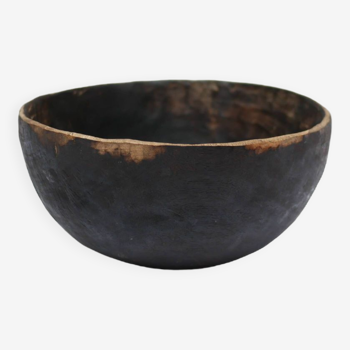 Old African wooden bowl