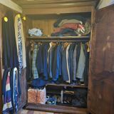 Very large antique wardrobe