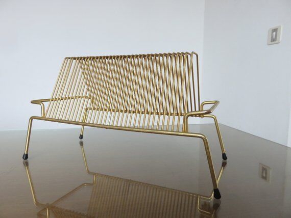 Range vinyl 50-60 years gold metal