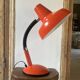 Vintage orange metal lamp