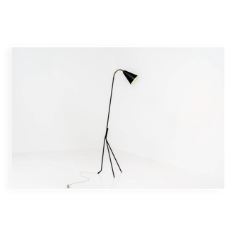 Grasshopper floorlamp by Svend Aage Holm Sørensen for ASEA (Sweden, 1950s).