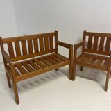 Children's bench and chair