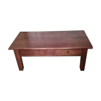 Table basse en noyer