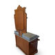 The antique walnut vanity , 19th century