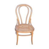 Fischel bistro chair, Austrian design 1900 curved wood and canning