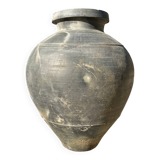 Ancient terracotta pottery jar from the 19th century