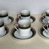 6 porcelain cups