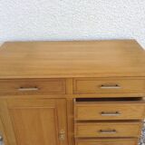 Vintage solid oak dresser