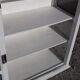 Showcase 2 doors sliding white