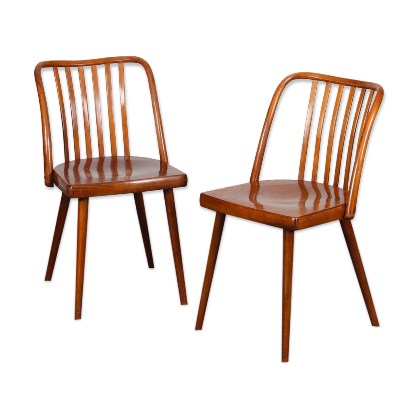 Paire de chaises vintage par Antonin Suman pour Ton, 1960