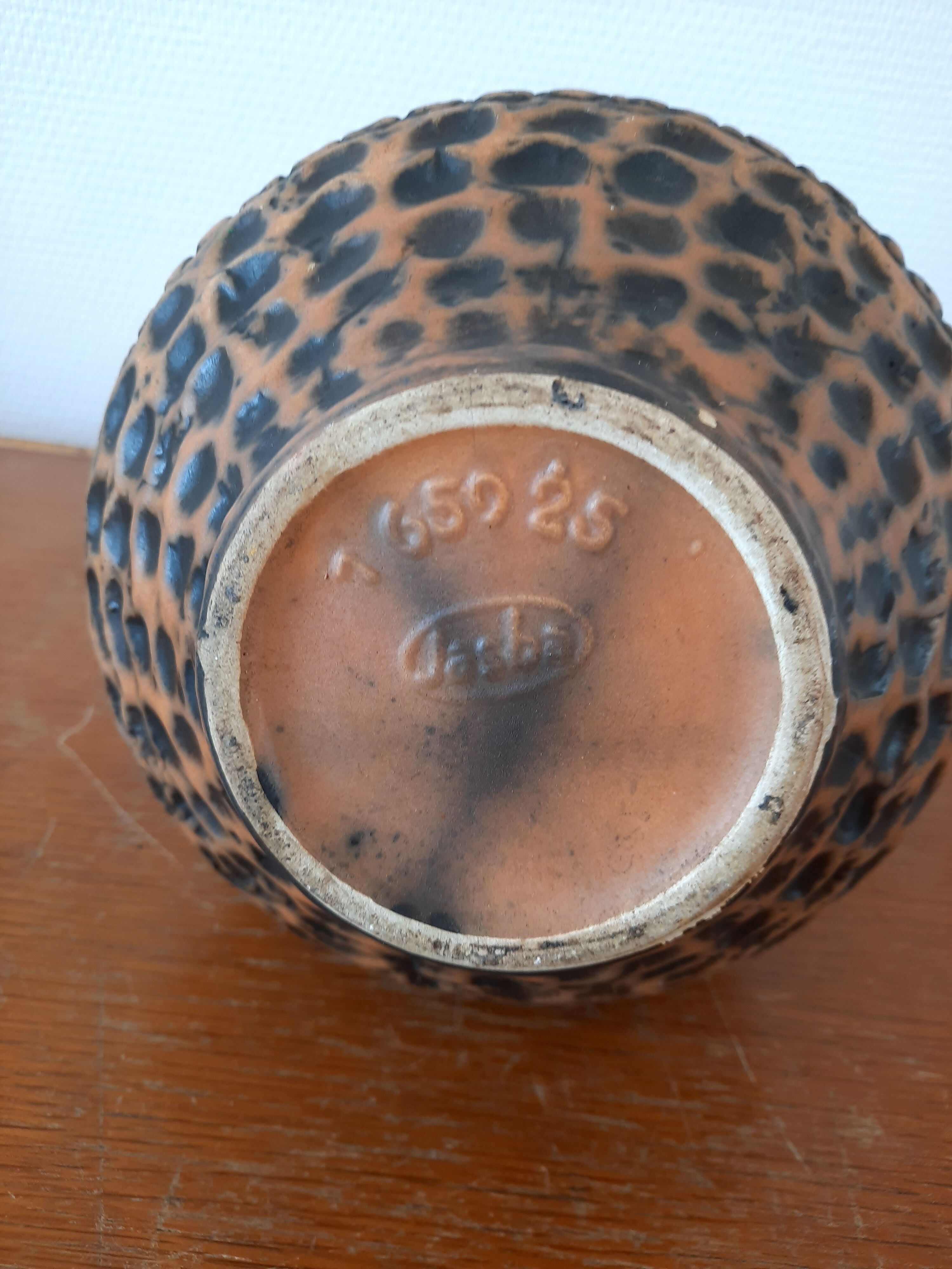 Ear vase by jasba keramik 60s