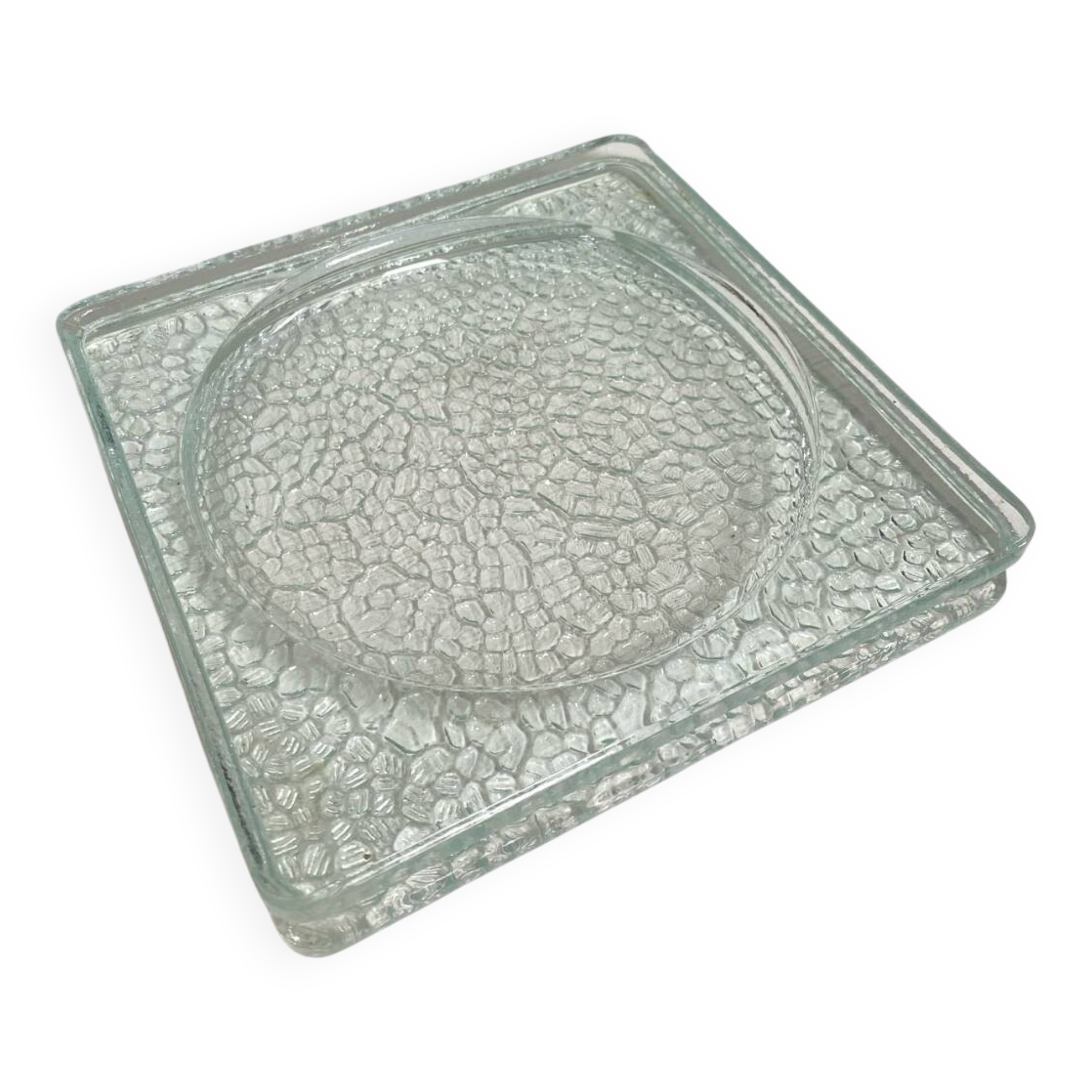 Glass trinket tray