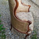 Paire de fauteuils anciens style louis xv