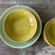 8 assiettes Jars Tourron jade & tilleul