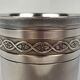 Timbale Christofle vintage silver metal, engraved Jean-Pierre, 1950