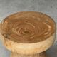 Stool, side table, end table in natural solid mango wood.