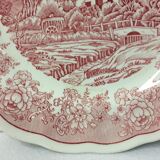 Decorative plate italian earthenware N.Fontebasso 1760 english landscape