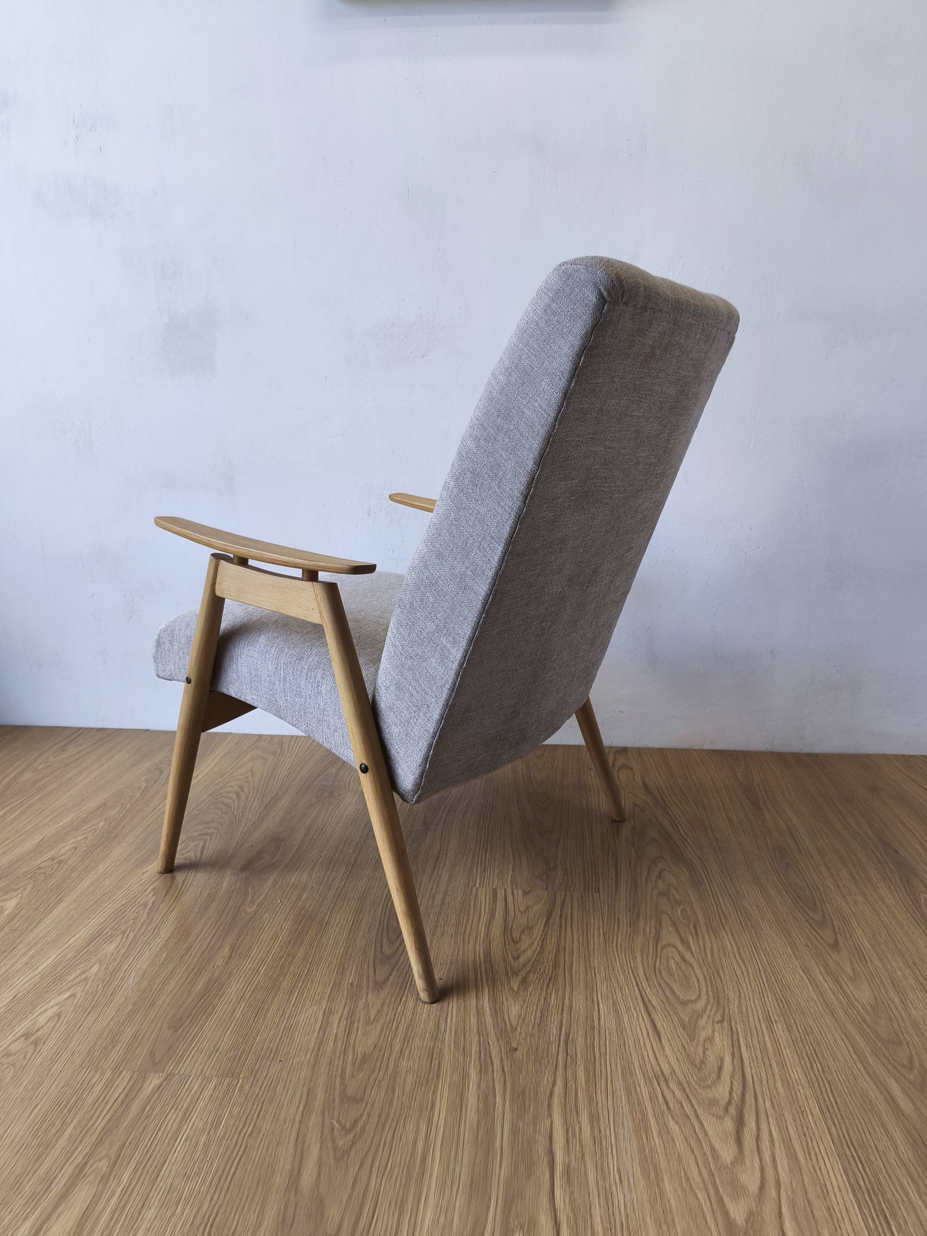 Designer armchair by J. šmidek, 1970s.