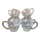 Set of 6 Portuguese vintage beer mugs