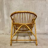 Rattan armchair
