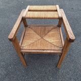 Vintage Brutalist Armchair