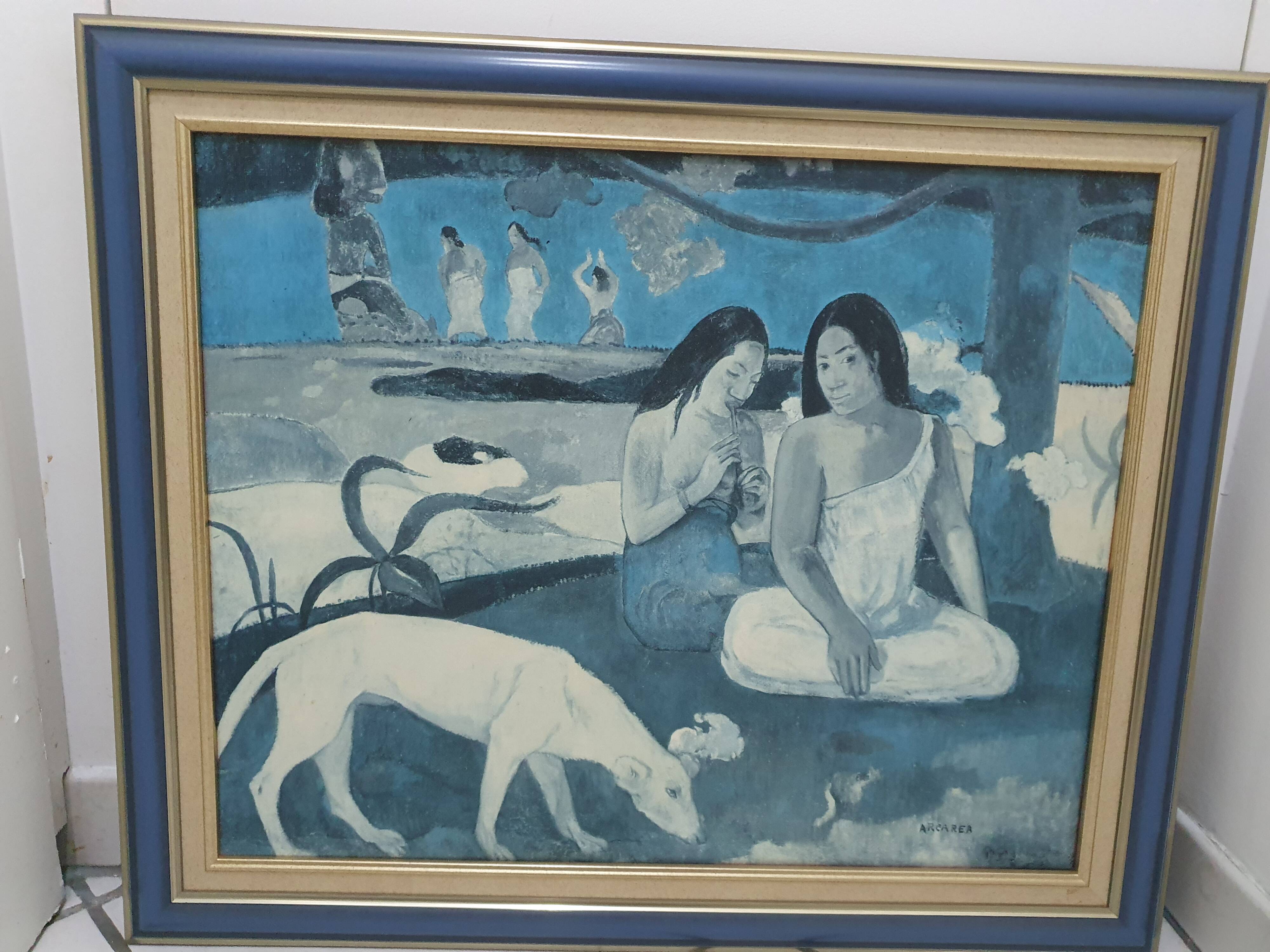 Painting AREAREA by Paul Gauguin authentic reproduction on canvas - publisher Hazan