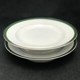 Assiettes sur piédestal XIX siècle Villeroy and Boch