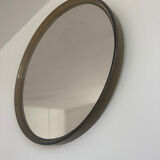 1970s Gilac smoked plastic mirror