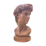 Bust David in plaster