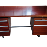 Desk 1960/1970 signed ciolino in accajou