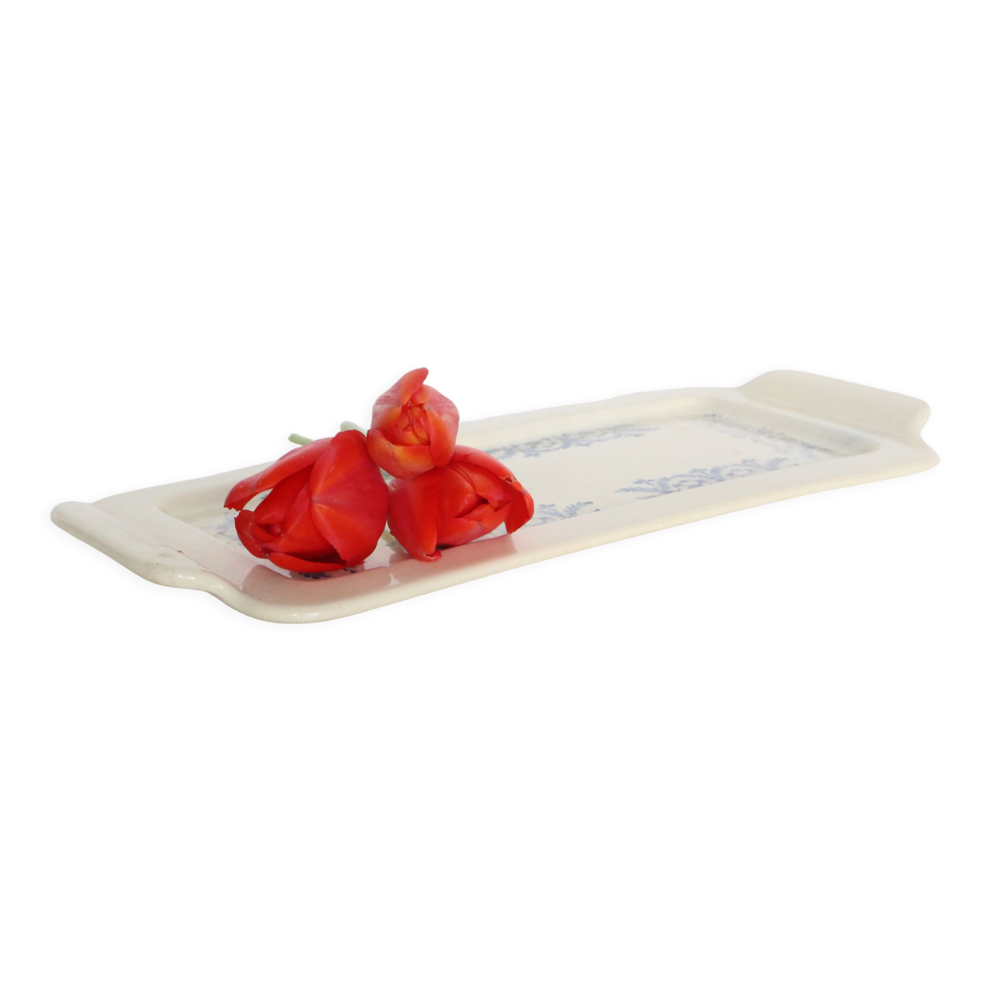 Digoin cake dish Jacques model, vintage French