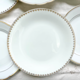 Service de table en porcelaine pour 6 personnes