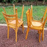 Set of 4 Baumann bistro chairs no. 56