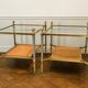 Pair of side tables attributed to Maison Jansen, circa 1950–1960.