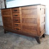 Buffet pieds compas de René Gabriel 1950